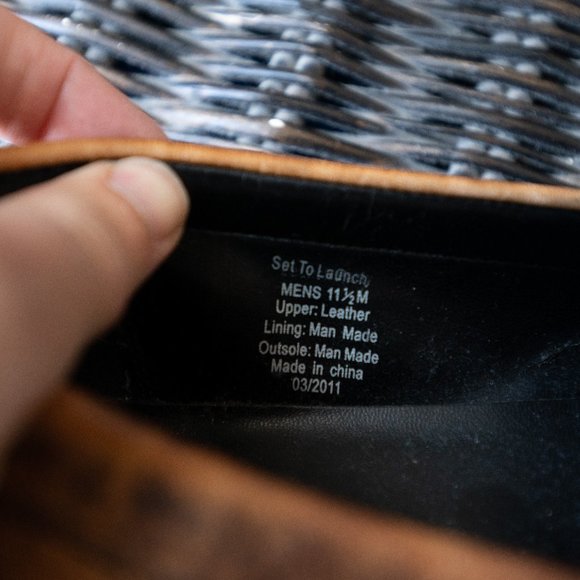 Kenneth Cole Reaction Tan/Brown Dress Shoes Slip Ons - Picture 9 of 10